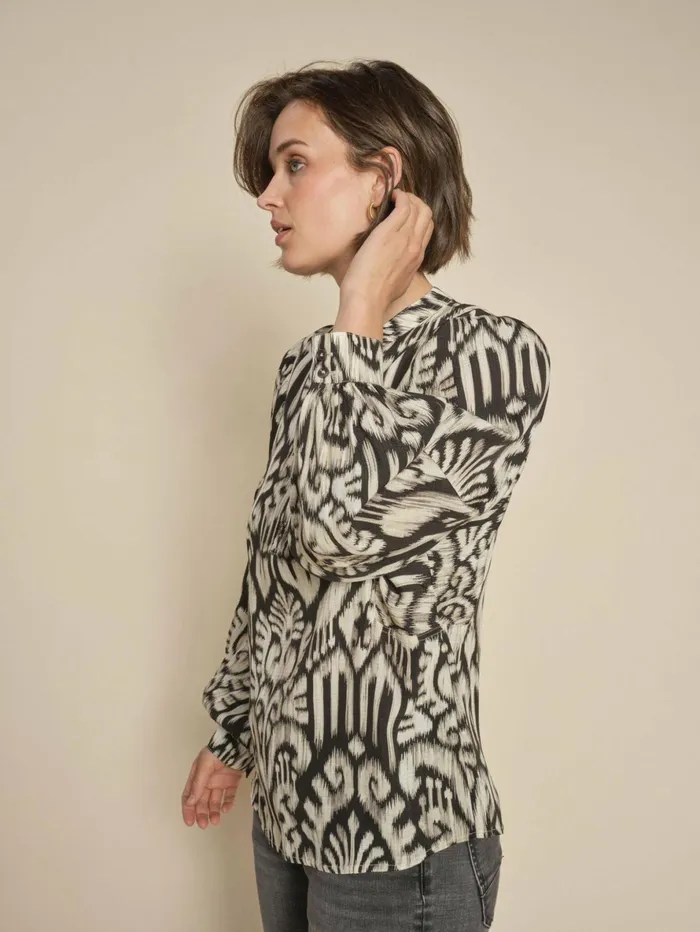 MOS MOSH Blouses and Tops Women MMBirna Noelli Blouse Black MOS MOSH Blouses and Tops Women MMBirna Noelli Blouse Black