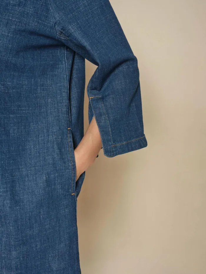 MOS MOSH Dresses and Jumpsuits Women MMMirali Pincourt Dress Dark Blue MOS MOSH Dresses and Jumpsuits Women MMMirali Pincourt Dress Dark Blue