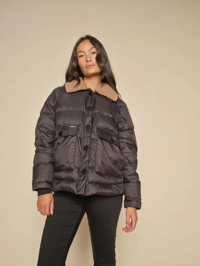 MOS MOSH Jackets and Coats Women MMRidel Quilt Down Jacket Black
