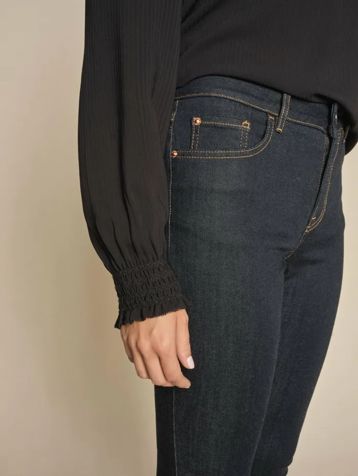 MOS MOSH Jeans Women MMVice Deluxe Jeans Dark Blue MOS MOSH Jeans Women MMVice Deluxe Jeans Dark Blue