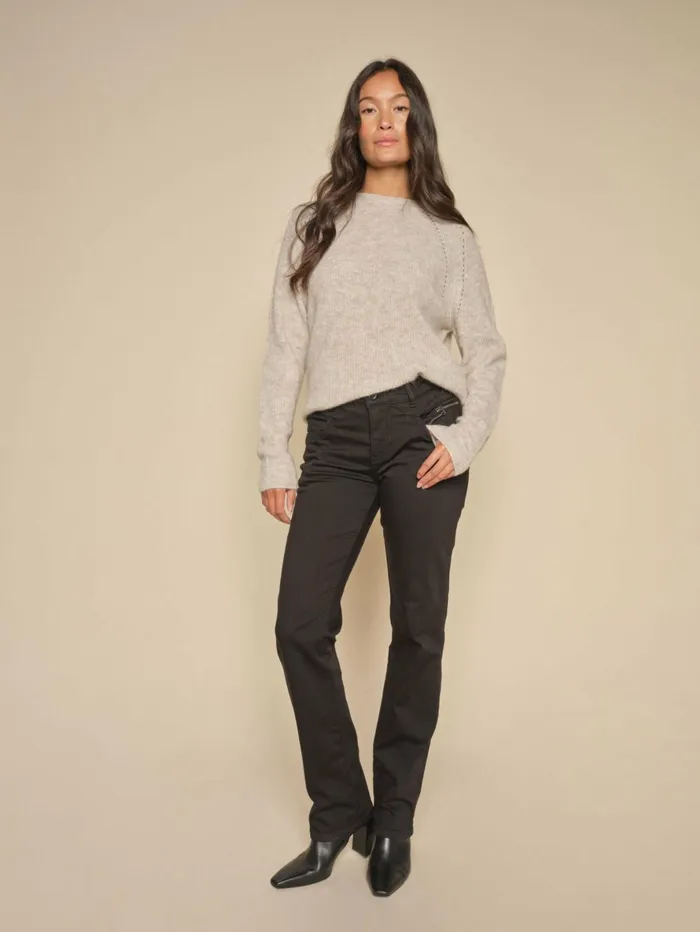 MOS MOSH Knits Women MMTammy Thora Knit Feather Gray MOS MOSH Knits Women MMTammy Thora Knit Feather Gray