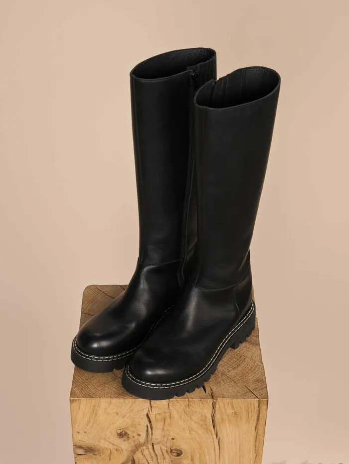 MOS MOSH Shoes Women MMPhoenix Leather Hi Boot Black