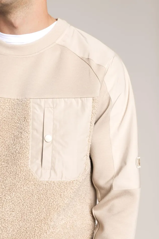 MOS MOSH Sweatshirts Men MMGGlover Crew Sweat Soft Kit