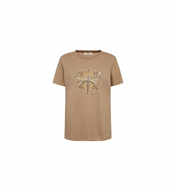 MOS MOSH Tees Women MMGull OSS Deco Tee Tannin MOS MOSH Tees Women MMGull OSS Deco Tee Tannin