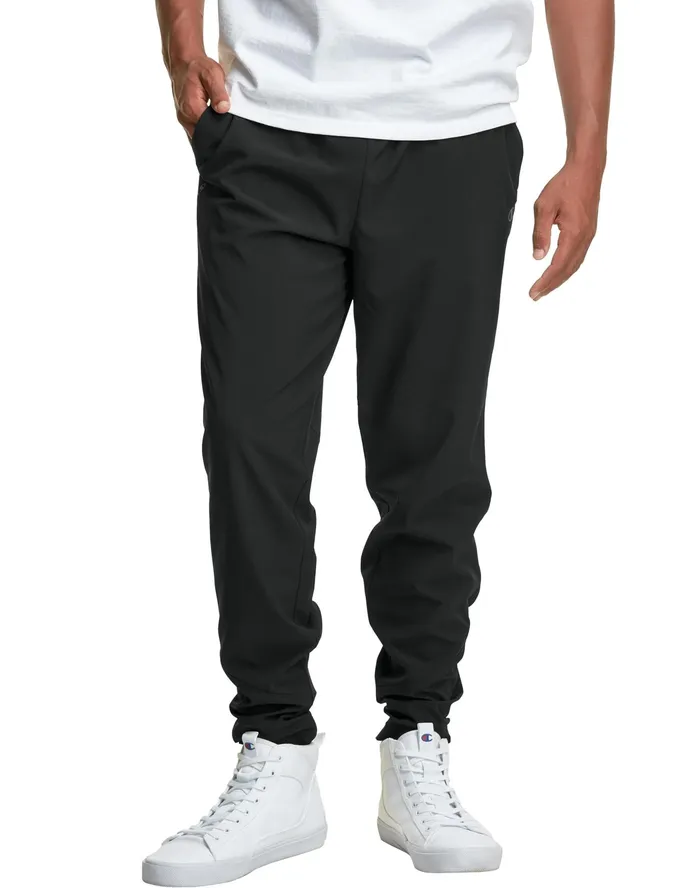 Mvp Pants Moisture Wicking C Logo 305034 Black Men Champion Pants and Joggers