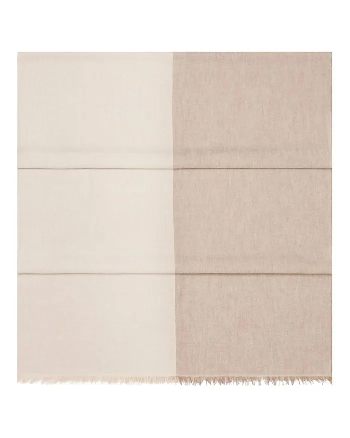 NPeal Pashminas Wraps and Shawls Women Four Layer Cashmere Silk Pashmina Scarf Beige Brown