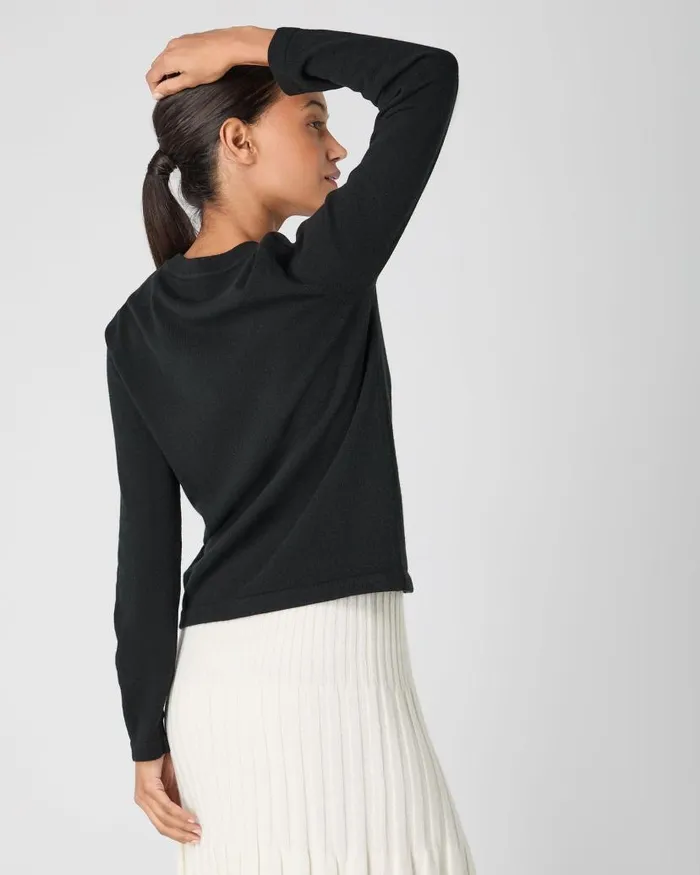 NPeal Round Necks Women Hallie Round Neck Cashmere Jumper Black