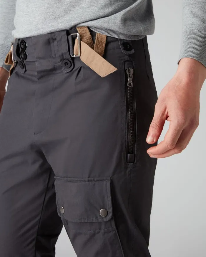 NPeal Trousers Men 007 Combat Trousers Grey