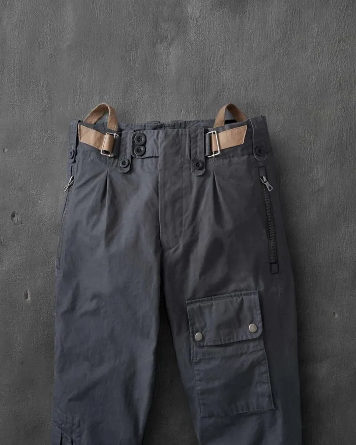 NPeal Trousers Men 007 Combat Trousers Grey