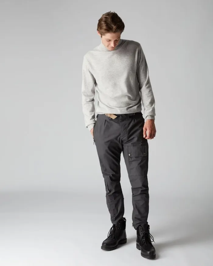 NPeal Trousers Men 007 Combat Trousers Grey