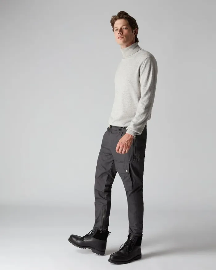 NPeal Trousers Men 007 Combat Trousers Grey