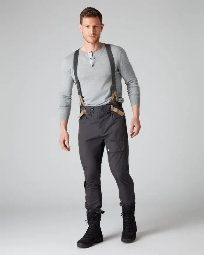 NPeal Trousers Men 007 Combat Trousers Grey