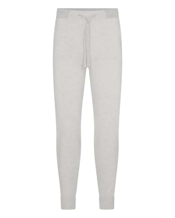 NPeal Trousers Men Brompton Cashmere Jogger Pebble Grey
