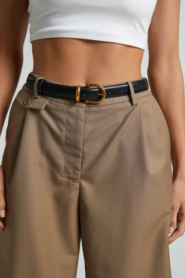 Ninetta Belt In Black Women Showpo Belts