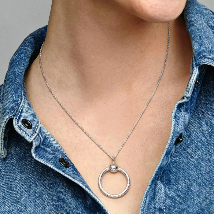 O Pendants Women Pandora Online Moments Small O Pendant Necklace With Cable Chain Necklace O Pendants Women Pandora Online Moments Small O Pendant Necklace With Cable Chain Necklace