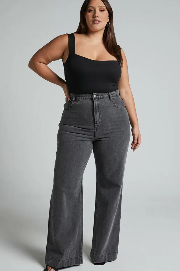 Off My Back Bodysuit 8211 Square Neck Bodysuit In Black Women Showpo Basics