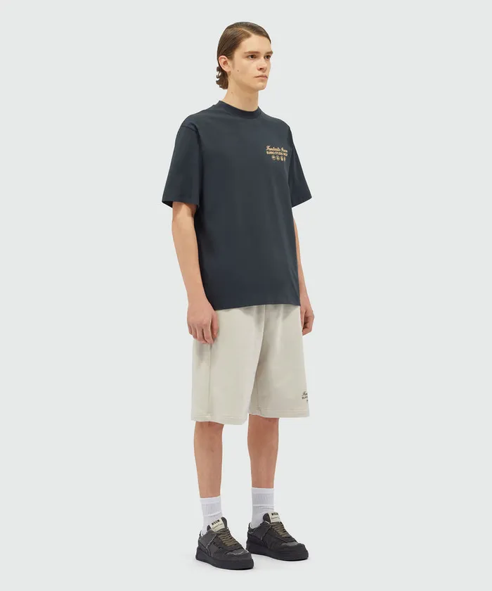 Organic Cotton 034Fantastic Green Burro Studio034 Navy Blue TShirt WomenMen MSGM Tshirts