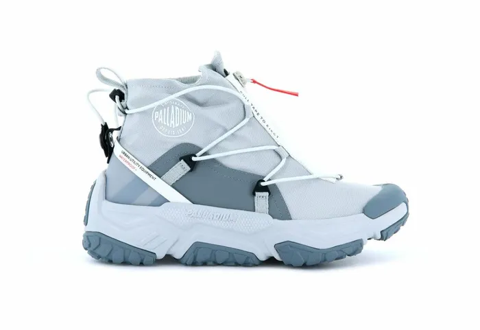 Palladium OffGrid Hi Zip Waterproof Glacier Grey Kids Sneakers