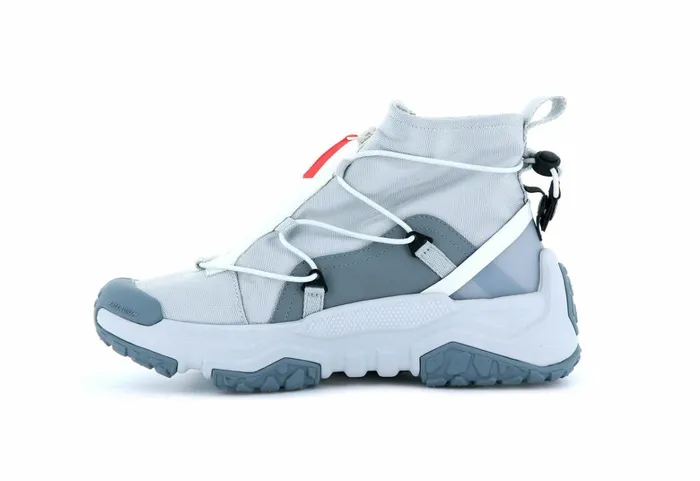 Palladium OffGrid Hi Zip Waterproof Glacier Grey Kids Sneakers