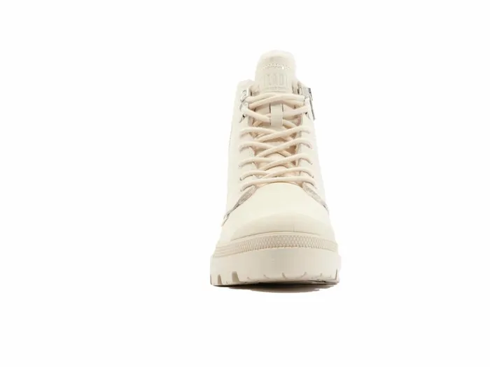 Palladium Pallabase Nubuck Zip Wl Whitecap Grey Women Boots