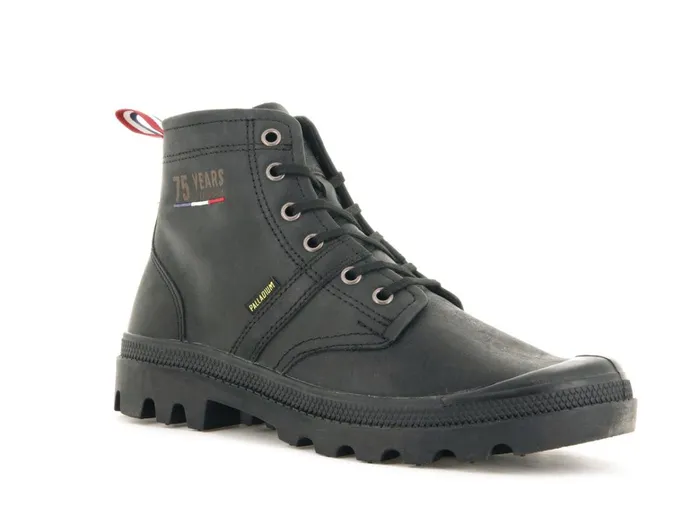 Palladium Pallabrousse 75th Leather Blackblack Men Boots