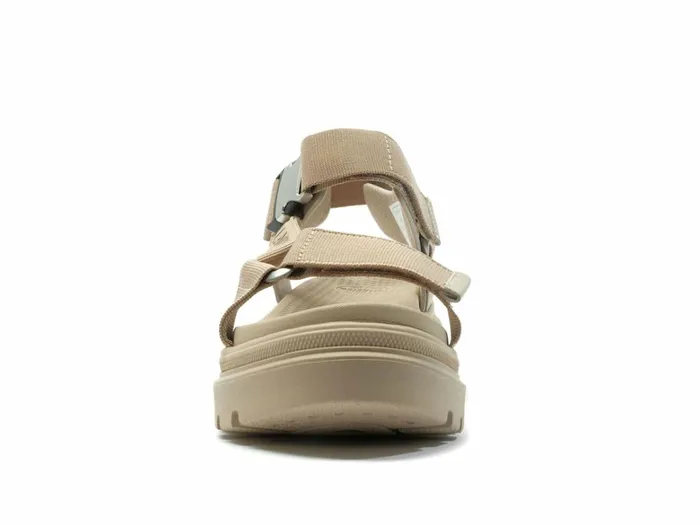 Palladium Pallacruise Strap Beige Tan Women Sandals