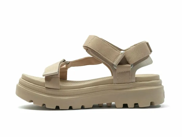 Palladium Pallacruise Strap Beige Tan Women Sandals