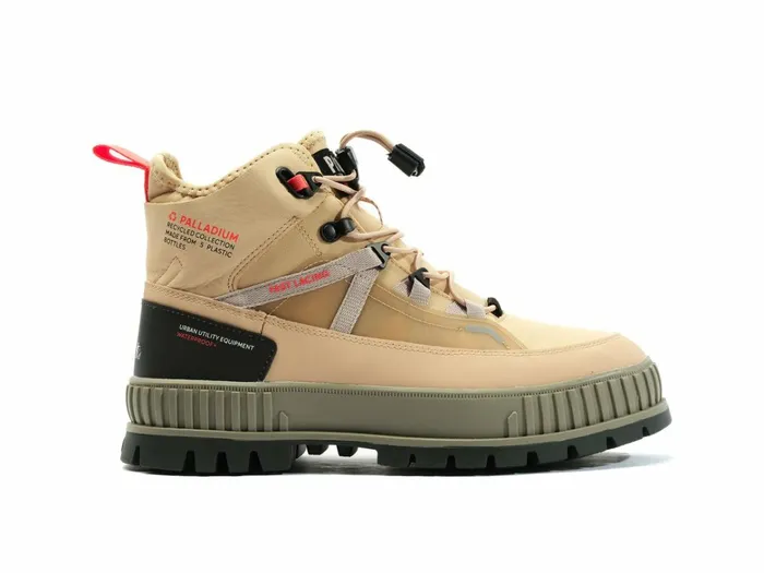 Palladium Pallashock Travel Wp Desert Kids Boots
