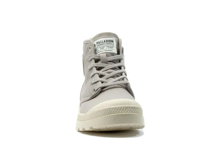 Palladium Pampa Hi Zip Organic Grey Berry Kids Boots