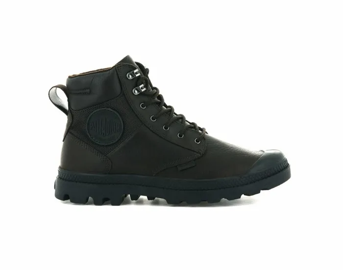 Palladium Pampa Shield Wp Lth Bitter Chocolate Men Boots