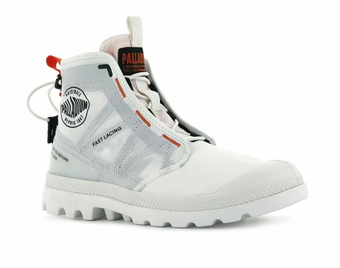 Palladium Pampa Travel Lite Star White Women Boots
