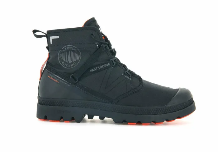 Palladium Pampa Travel Lite Waterproof Blackblack Men Boots