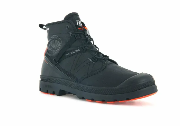 Palladium Pampa Travel Lite Waterproof Blackblack Men Boots