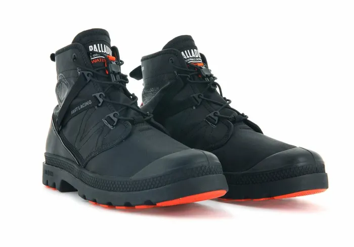 Palladium Pampa Travel Lite Waterproof Blackblack Men Boots