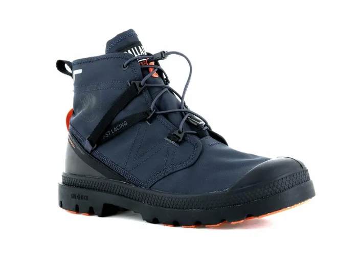 Palladium Pampa Travel Lite Waterproof Mood Indigo Kids Boots