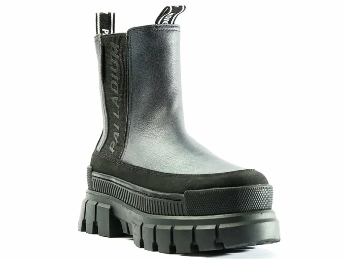 Palladium Revolt Chelsea Ranger Dark Silver Women Boots