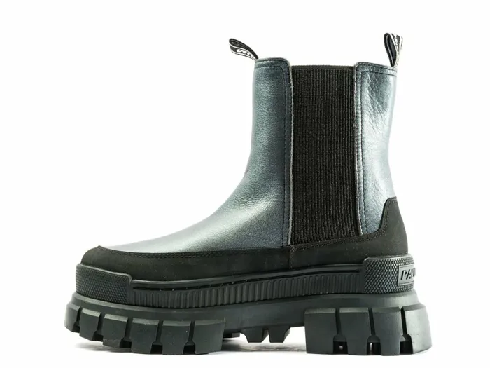 Palladium Revolt Chelsea Ranger Dark Silver Women Boots