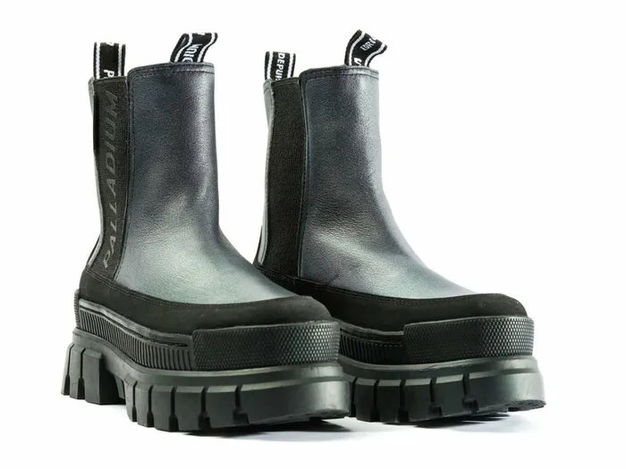 Palladium Revolt Chelsea Ranger Dark Silver Women Boots