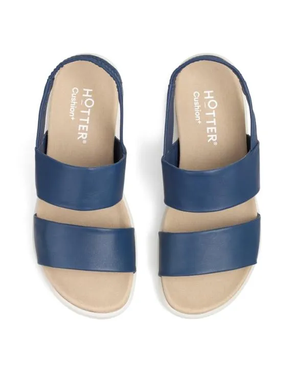 Palma Sandals Blue Women Hotter Touch Fasten Sandals