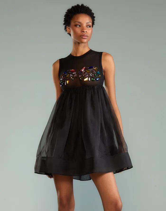 Party Shop Women Cynthia Rowley Jewel Cascade Peplum Dress