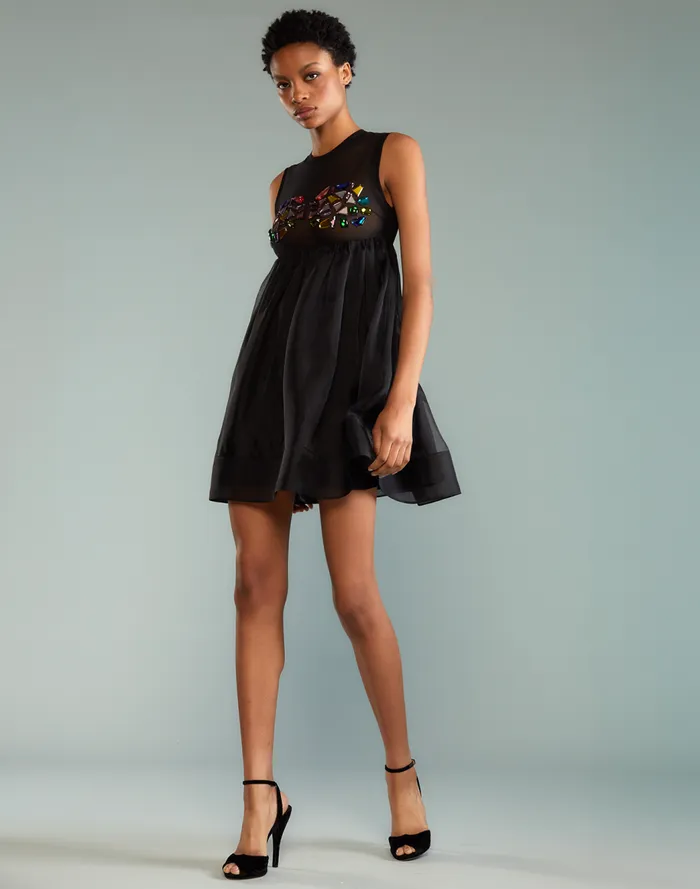 Party Shop Women Cynthia Rowley Jewel Cascade Peplum Dress