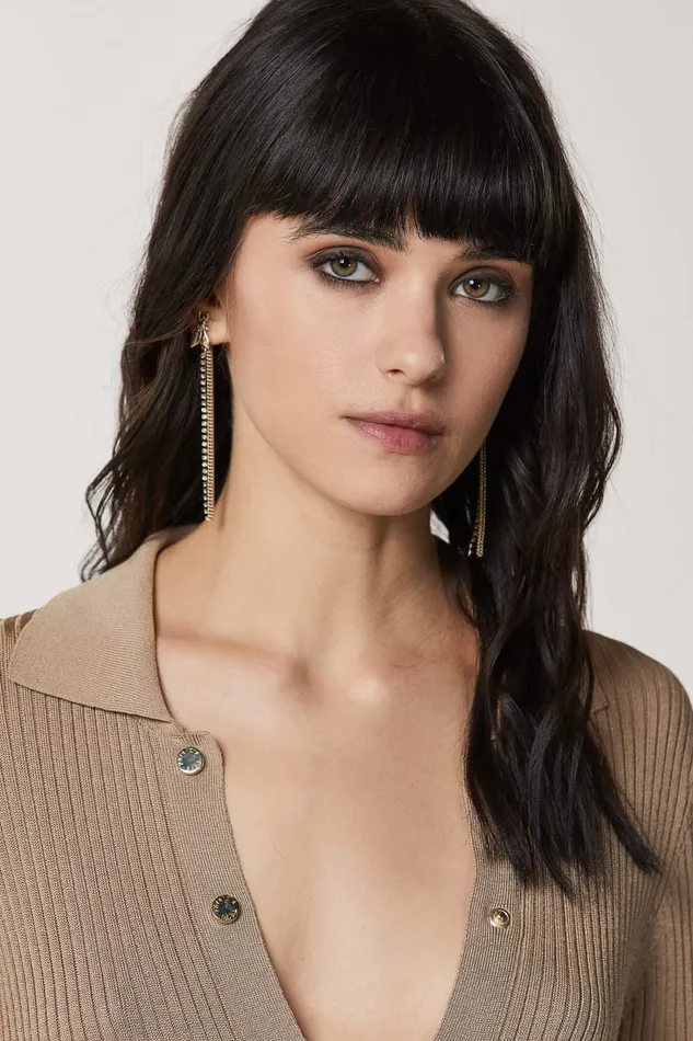 Patrizia Pepe Brass And Glass Earrings Gold Gold Crystal Accessories