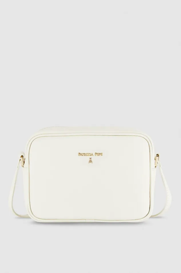 Patrizia Pepe Camera Case Crossbody Bag Beige Off White Bags Crossbodys