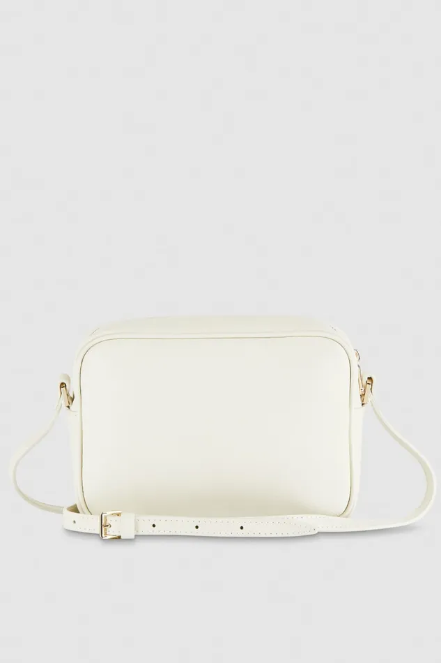 Patrizia Pepe Camera Case Crossbody Bag Beige Off White Bags Crossbodys