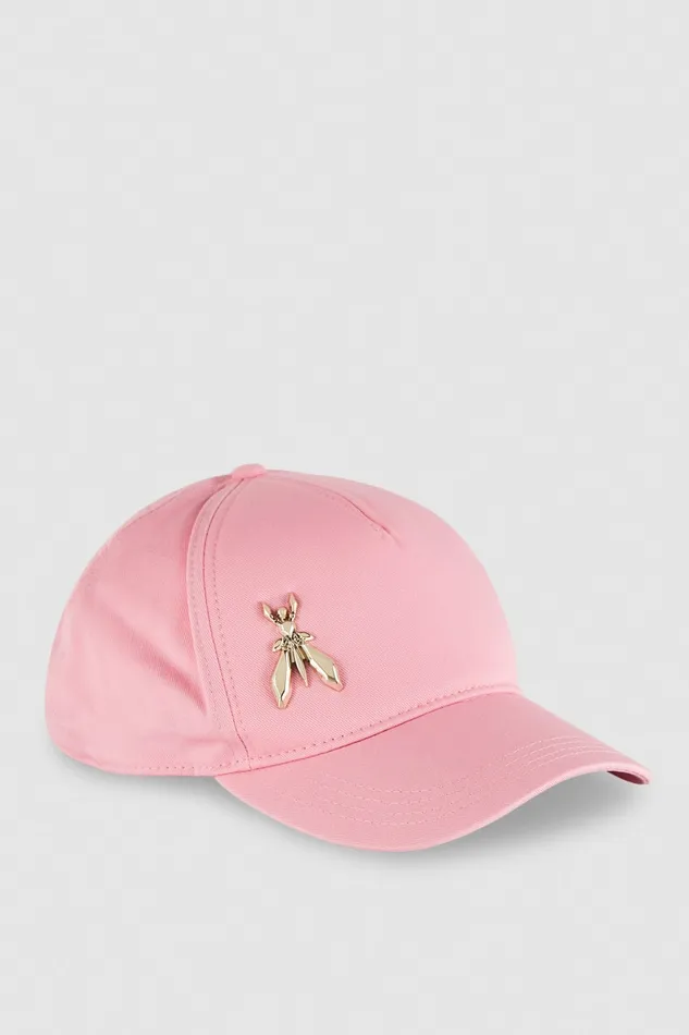 Patrizia Pepe Cotton Fly Baseball Cap Pink Fresh Pink Accessories