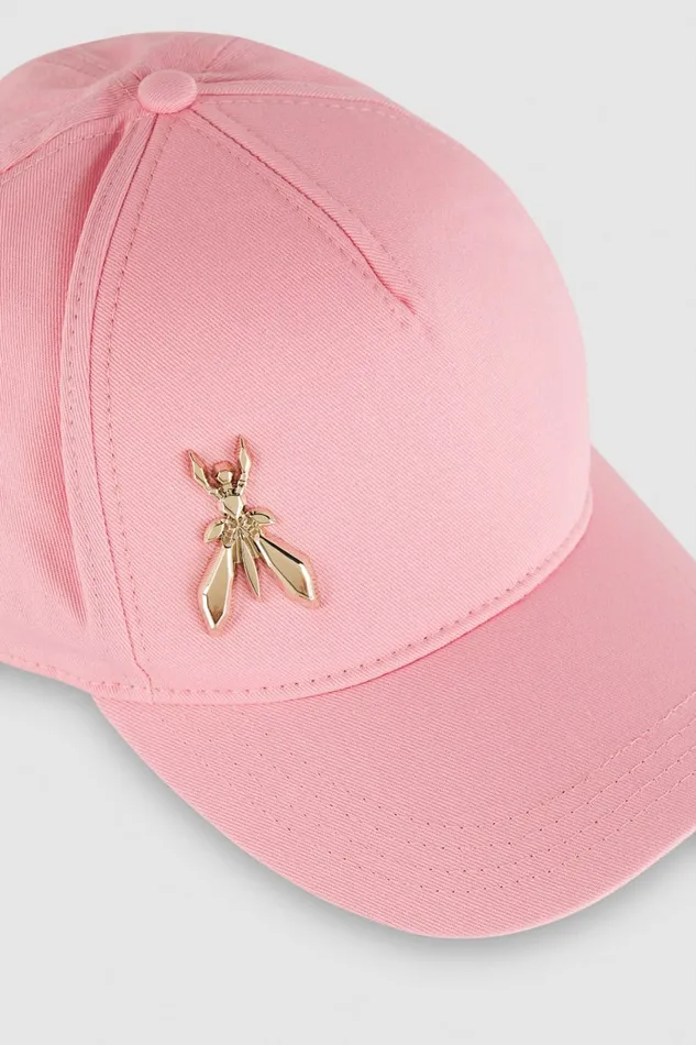 Patrizia Pepe Cotton Fly Baseball Cap Pink Fresh Pink Accessories