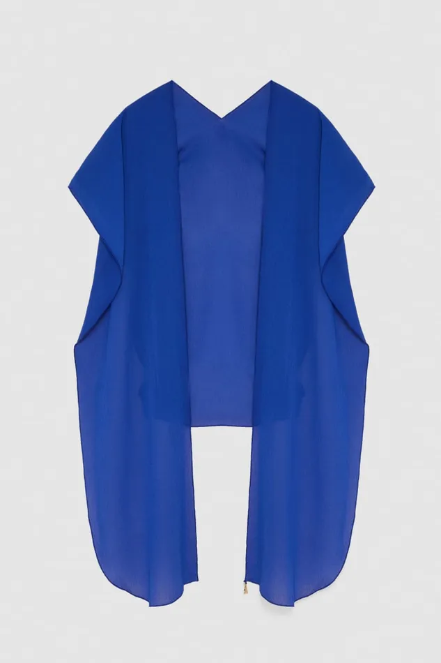 Patrizia Pepe Crepe Stole With Fly Detail On The Tip Light Blue Blue Wave Accessories