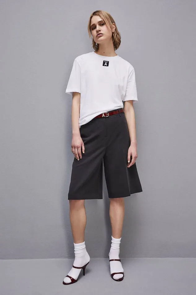 Patrizia Pepe Organic Cotton Tshirt White Bianco Ottico Apparel TShirts
