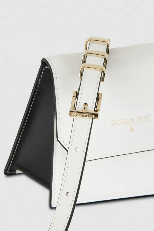 Patrizia Pepe Small Astral Bag Black Whiteblack Bags Clutches