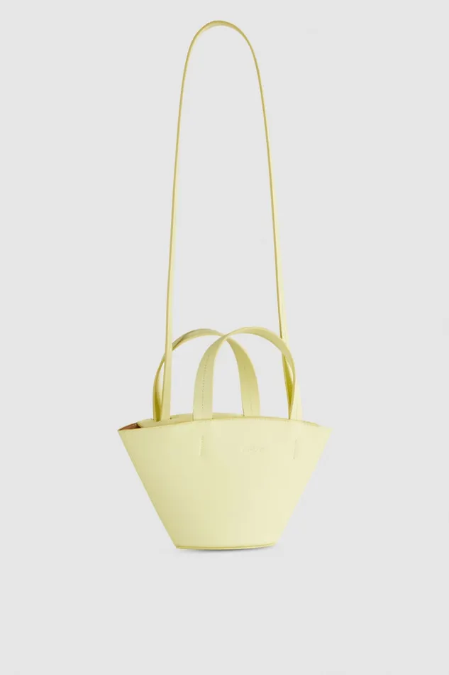 Patrizia Pepe Small Minimal City Yellow Light Sunny Lime Bags Shoppers